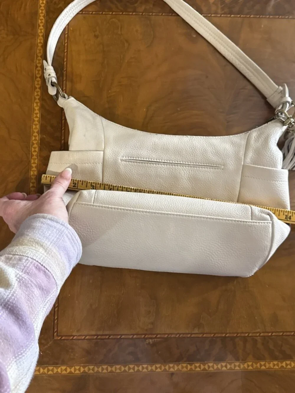 The Sak Collective Keira Sand Leather Hobo Shoulder Purse